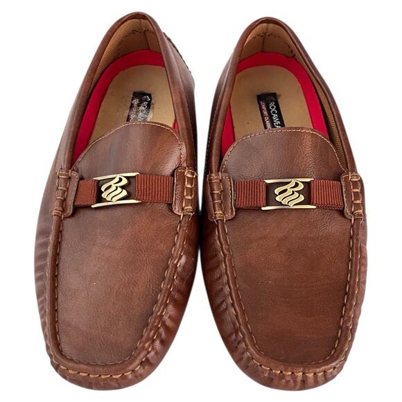 Rocawear Dwight G Boys Faux Leather Slip-on Loafers Size 5.5 - Picture 4 of 8